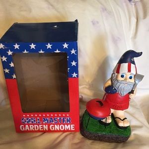 Garden Gnome THE GRILL MASTER. NEW